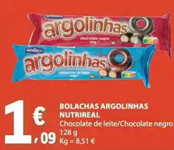 E.Leclerc Bolachas argolinhas nutrireal promoção