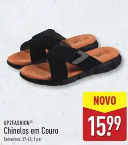 ALDI UP2FASHION Chinelos em Couro promoção