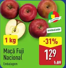 ALDI Maçã Fuji Nacional promoção