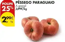 Pingo Doce Pêssego paraguaio promoção