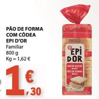 E.Leclerc Pão de forma com côdea epi d'or familiar promoção