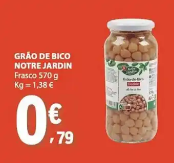 E.Leclerc Grão de bico notre jardin promoção