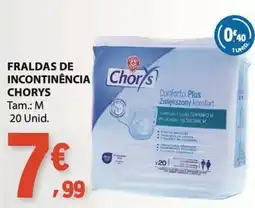 E.Leclerc Fraldas de incontinencia chorys promoção