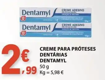 E.Leclerc Creme para próteses dentárias dentamyl promoção