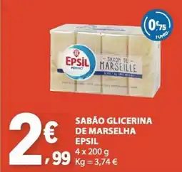 E.Leclerc Sabão glicerina de marselha epsil promoção