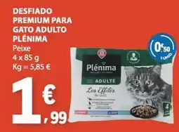 E.Leclerc Desfiado premium para gato adulto plénima promoção