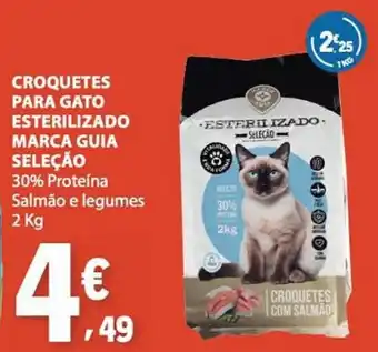E.Leclerc Croquetes para gato esterilizado marca guia seleção promoção