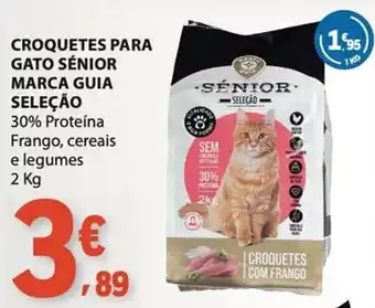 E.Leclerc Croquetes para gato sénior marca guia seleção promoção