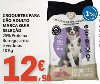 E.Leclerc Croquetes para cão adulto marca guia seleção promoção