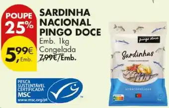 Pingo Doce Sardinha nacional pingo doce promoção