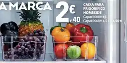 E.Leclerc Caixa para frigorífico homeside promoção