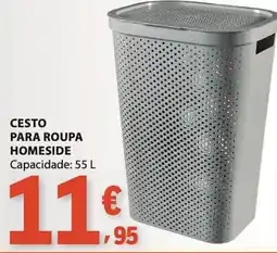 E.Leclerc Cesto para roupa homeside promoção