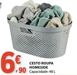 E.Leclerc Cesto roupa homeside promoção