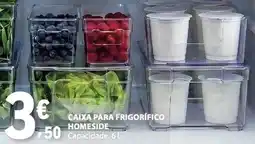 E.Leclerc Caixa para frigorífico homeside promoção