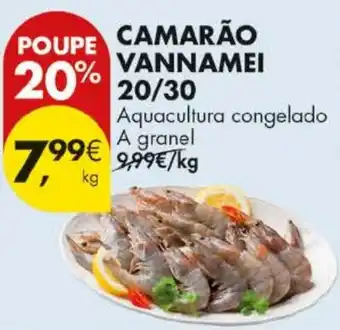 Pingo Doce Camarão vannamei 20/30 promoção