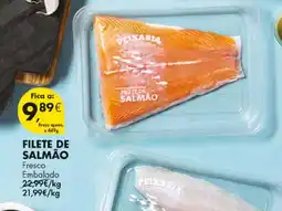 Pingo Doce Filete de salmão promoção