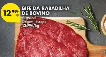 Pingo Doce Bife da rabadilha de bovino promoção