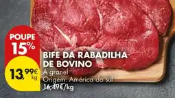 Pingo Doce Bife da rabadilha de bovino promoção