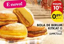 Pingo Doce Bola de berlim kitkat promoção