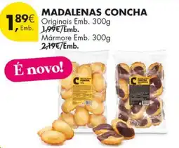 Pingo Doce Madalenas concha promoção