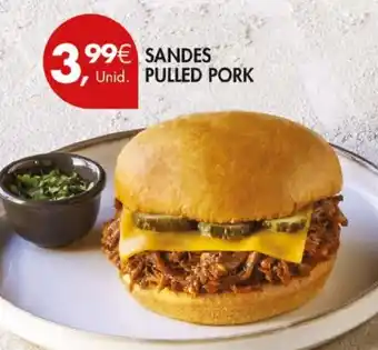 Pingo Doce Sandes pulled pork promoção