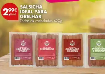 Pingo Doce Salsicha ideal para grelhar promoção