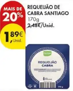 Pingo Doce Requeijão de cabra santiago promoção