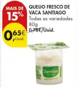 Pingo Doce Queijo fresco de vaca santiago promoção