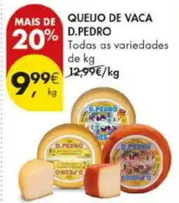 Pingo Doce Queijo de vaca d.pedro promoção