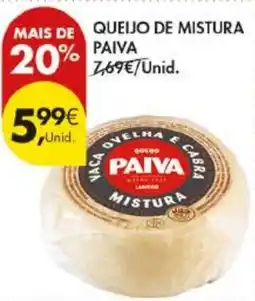 Pingo Doce Queijo de mistura paiva promoção