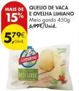 Pingo Doce Queijo de vaca e ovelha limiano promoção