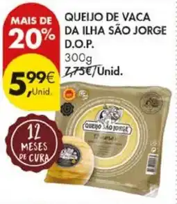 Pingo Doce Queijo de vaca da ilha são jorge d.o.p. promoção