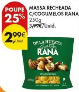 Pingo Doce Massa recheada c/cogumelos rana promoção