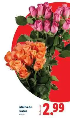 Lidl Molho de Rosas promoção