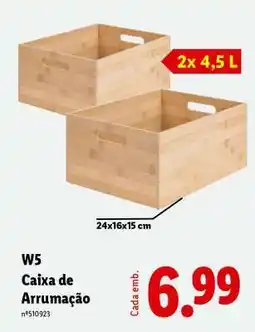 Lidl W5 Caixa de Arrumação promoção