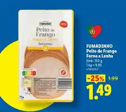 Lidl FUMADINHO Peito de Frango Forno a Lenha promoção