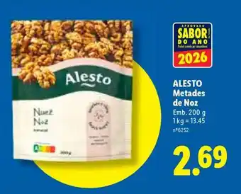 Lidl ALESTO Metades de Noz promoção