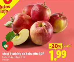 Lidl Maçã Starking da Beira Alta IGP promoção