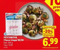 Lidl PESCANOVA Choco Limpo 10/30 promoção