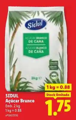 Lidl SIDUL Açúcar Branco promoção