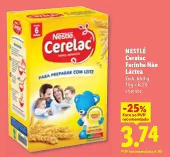 Lidl NESTLÉ Cerelac Farinha Não Láctea promoção