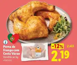 Lidl Perna de Frango com Costa Vácuo promoção