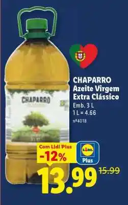 Lidl Chaparro Azeite Virgem Extra Clássico promoção