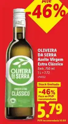Lidl Oliveira da Serra Azeite Virgem Extra Clássico promoção