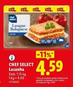 Lidl CHEF SELECT Lasanha promoção