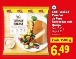 Lidl CHEF SELECT Panados de Peru Recheados com Queijo promoção