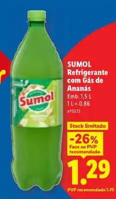 Lidl Sumol promoção