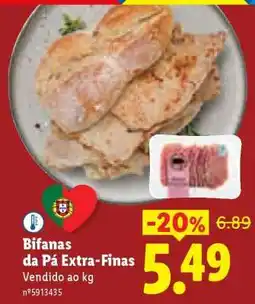 Lidl Bifanas da Pá Extra-Finas promoção