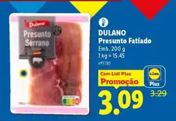 Lidl DULANO Presunto Fatiado promoção