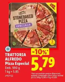 Lidl TRATTORIA ALFREDO Pizza Especial promoção